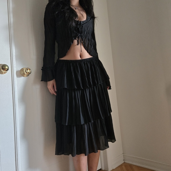 Chloe Ruffle Skirt - Picture 1 of 6